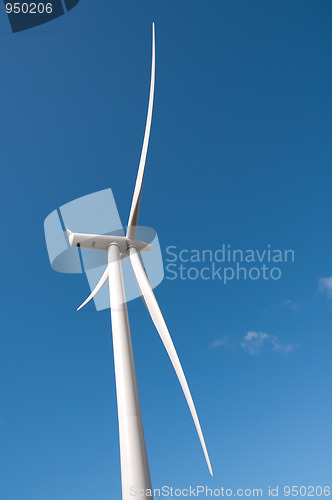 Image of Single wind turbine detail