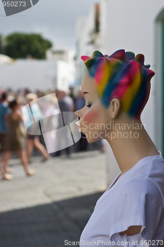 Image of Colorful Mannequin