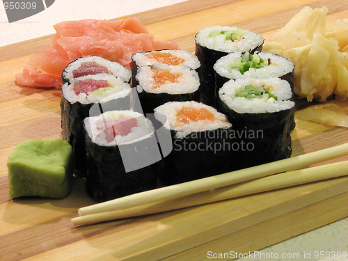 Image of Sushi rolls