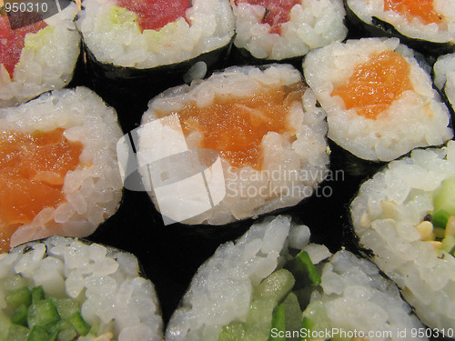 Image of Sushi rolls