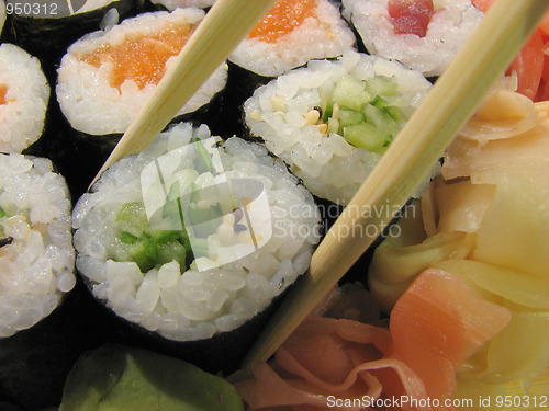 Image of Sushi rolls