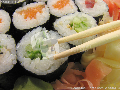 Image of Sushi rolls