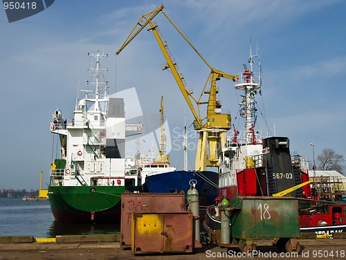 Image of Ships at the quay