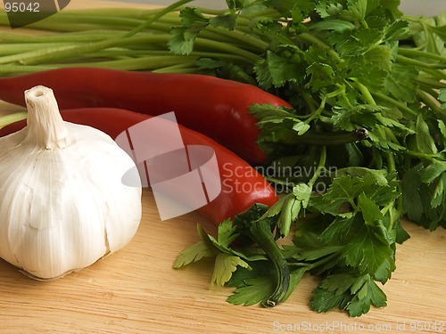 Image of ChiIli, garlic & parsley II