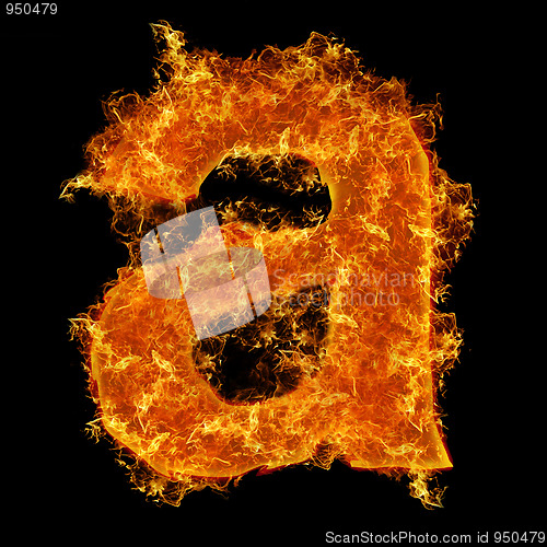 Image of Fire small letter A