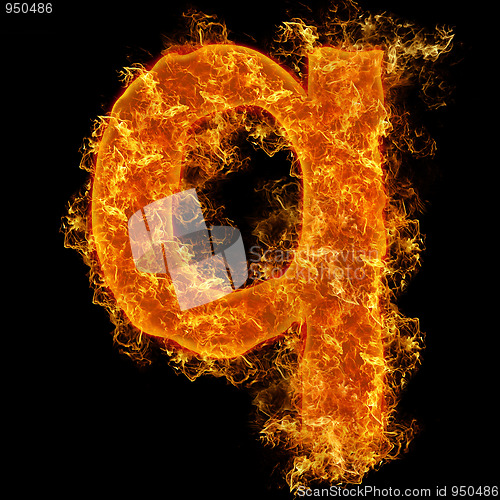 Image of Fire small letter Q