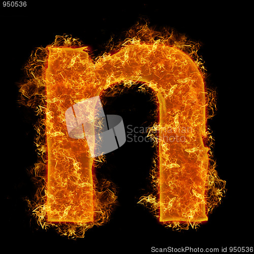 Image of Fire small letter N