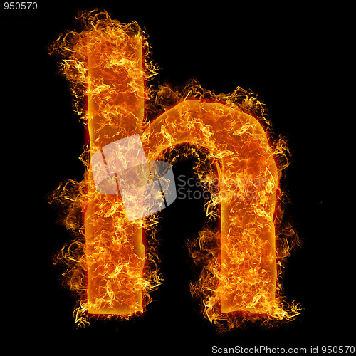 Image of Fire small letter H