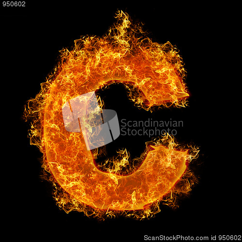 Image of Fire small letter C