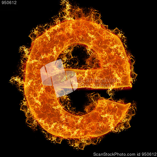 Image of Fire small letter E