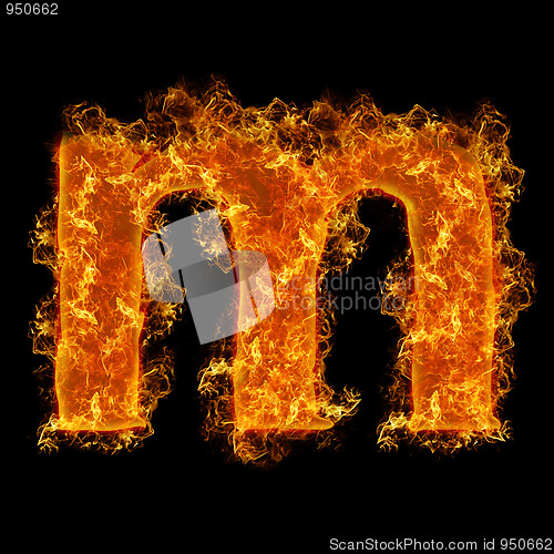 Image of Fire small letter M