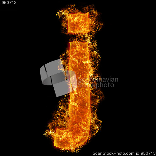 Image of Fire small letter J