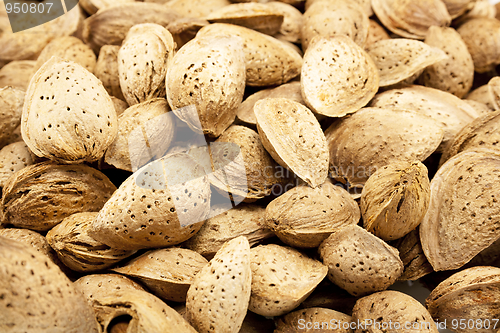 Image of Almonds background
