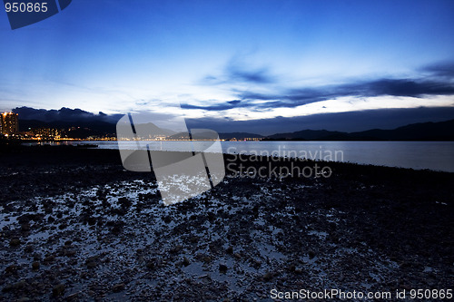 Image of sunrise beach in hong kong