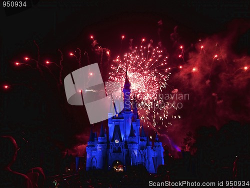Image of Disney fireworks