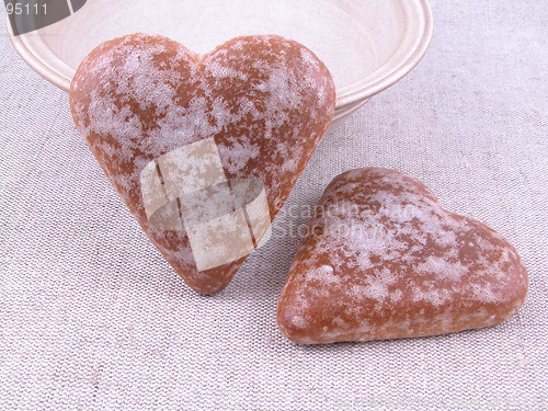 Image of gingerbread hearts