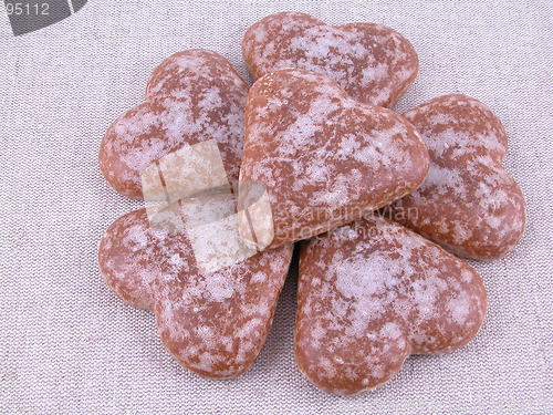 Image of gingerbread hearts