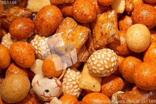 Image of Japanese rice crackers