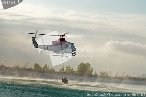 Image of Fire brigade helicopter