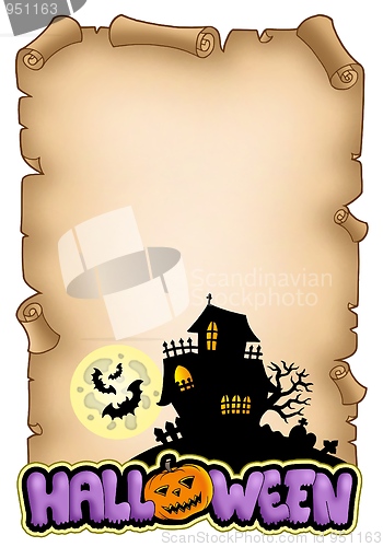 Image of Parchment with Halloween theme 2