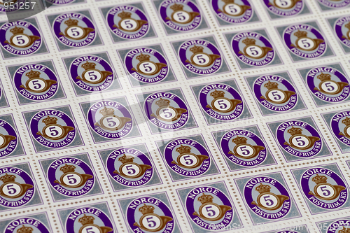 Image of Norwegian stamps