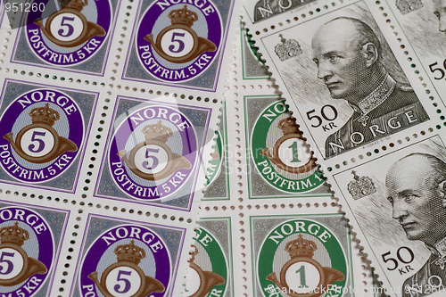 Image of Norwegian stamps