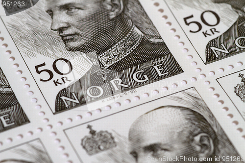 Image of Norwegian stamps