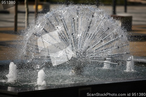 Image of Beautiful city fountain