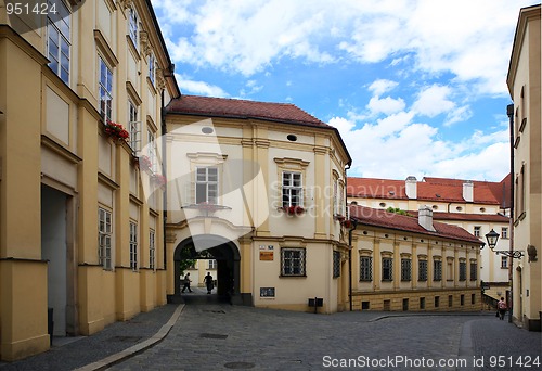 Image of Historical building in center of city Brno