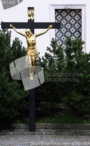 Image of Crucifix in church Vranov