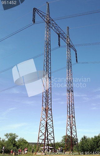 Image of Electricity pylons