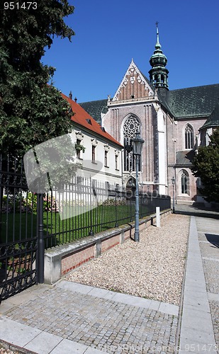 Image of Building of Monastery at Mendel square in Brno, Czech Republic