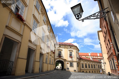 Image of Historical building in center of city Brno