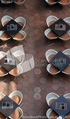 Image of Empty restaurant terrace