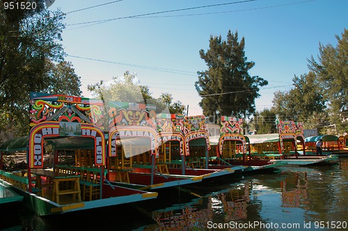 Image of Boat in Mexico city Xochimilco