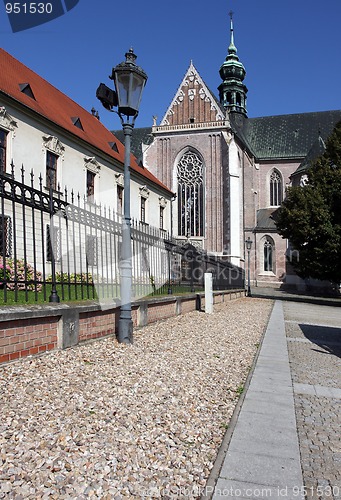 Image of Building of Monastery at Mendel square in Brno, Czech Republic