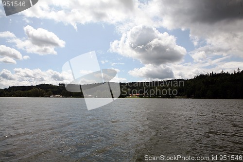 Image of Pond in Jedovnice,  South Moravia, Czech Republic