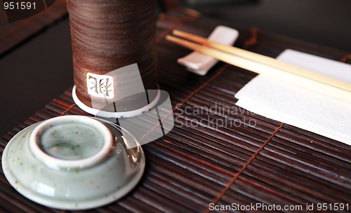 Image of Asian place setting