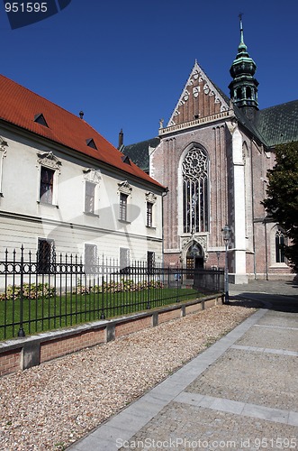 Image of Building of Monastery at Mendel square in Brno, Czech Republic