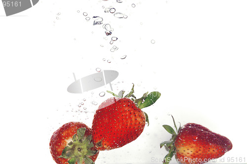 Image of splash strawberry