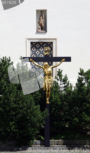 Image of Crucifix in church Vranov