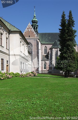 Image of Building of Monastery at Mendel square in Brno, Czech Republic