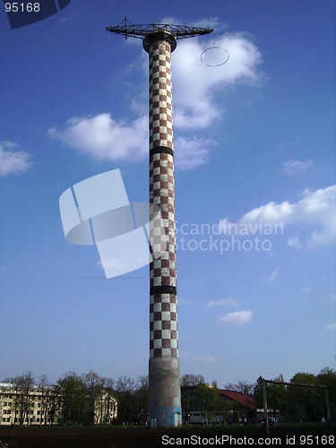 Image of Paratroopers training tower