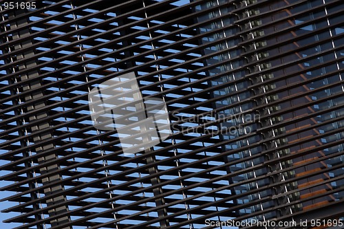 Image of Detail of building on  bath pool in Brno, Kravi Hora