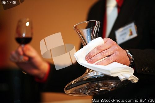 Image of Man with wine glass