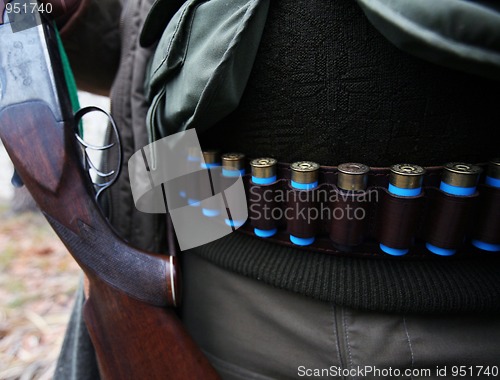 Image of Hunter with ammunition