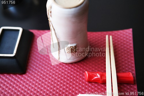 Image of Asian place setting