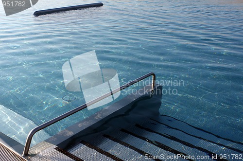 Image of Steps in to the swimming pool in Brno