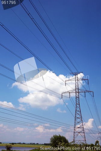 Image of Electric pylons