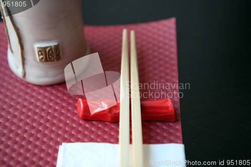 Image of Asian place setting